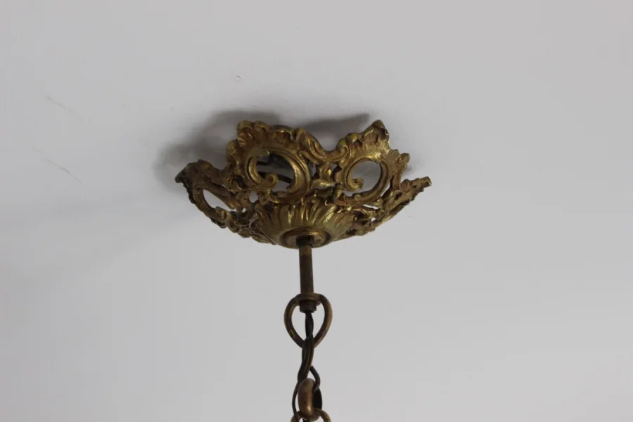 BRONZE AND  CRYSTAL LIGHT