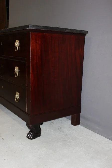 Commode Retour d'Egypte En Acajou Début XIX