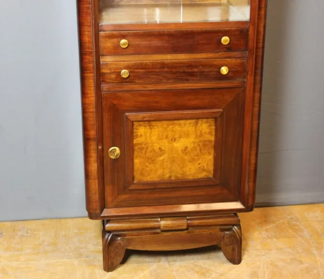 Argentier En Noyer d'époque Art Déco