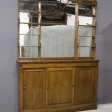 Bar Art Nouveau Et Son Verrier En Chêne Vers 1900