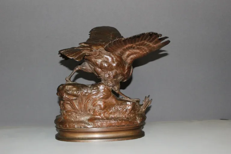 Bronze La Perdrix Et Le Lézard Par Arson XIX