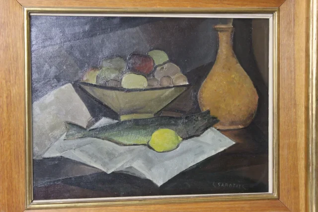 ÖL AUF LEINWAND von L. SABETIER