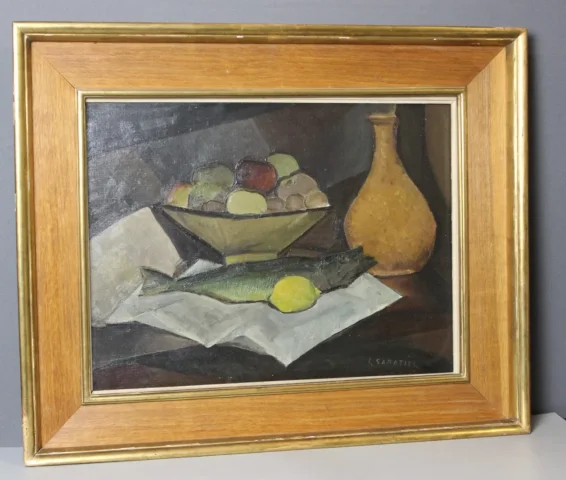 ÖL AUF LEINWAND von L. SABETIER