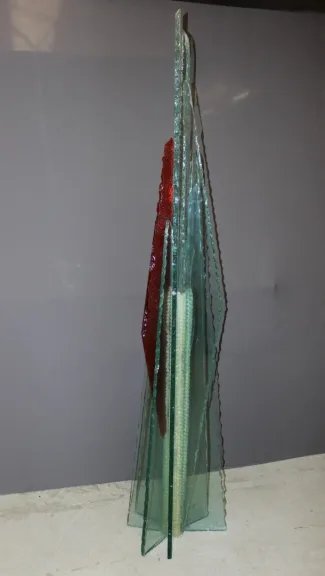 Importante Sculpture En Verre Par Thibault d'Aucuns XX