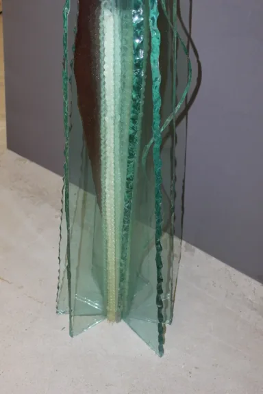 Importante Sculpture En Verre Par Thibault d'Aucuns XX