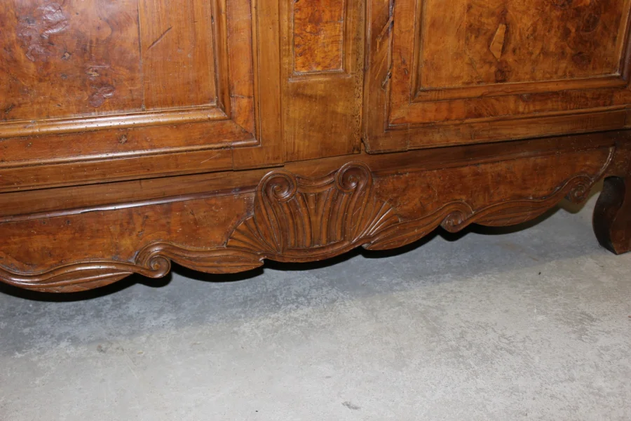 Petite Armoire Bressane En Merisier Et Frêne XIX