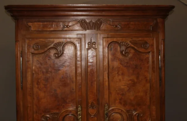 Petite Armoire Bressane En Merisier Et Frêne XIX