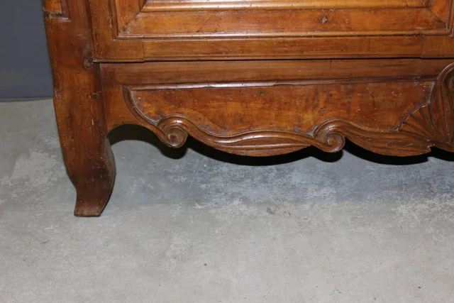 Petite Armoire Bressane En Merisier Et Frêne XIX