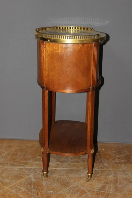 Table De Chevet Louis XVI En Acajou Fin XVIII