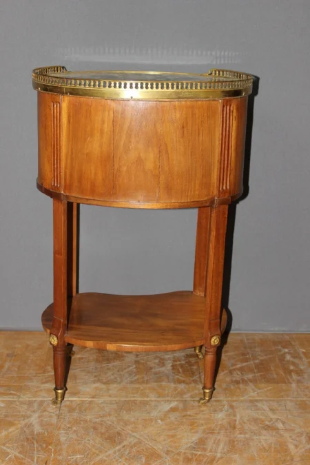 Table De Chevet Louis XVI En Acajou Fin XVIII