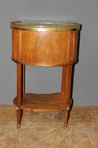 Table De Chevet Louis XVI En Acajou Fin XVIII