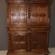 Buffet Quatre Portes Louis XIII En Noyer fin XVII