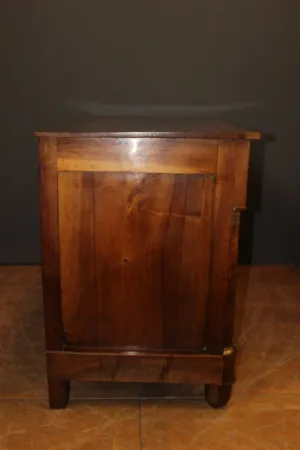 Commode Empire en noyer fin XIX