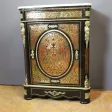 Meuble d'Appui Napoléon III En Marqueterie Boulle XIX