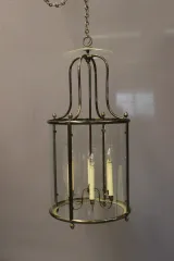 Importante Lanterne à Six Feux En Laiton , Diamètre 52 cm époque XX