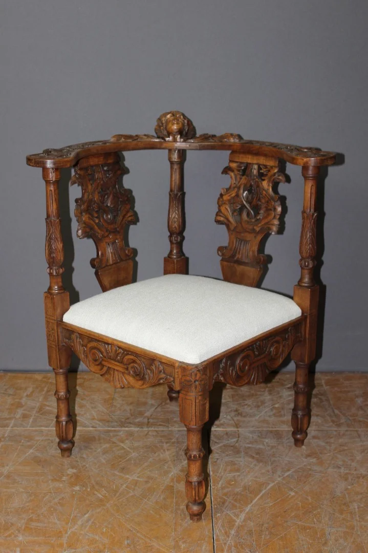 NINETEENTH CENTURY CORNER ARMCHAIR