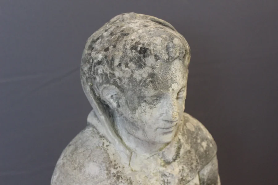 STONE SCULPTURE OF A MONK