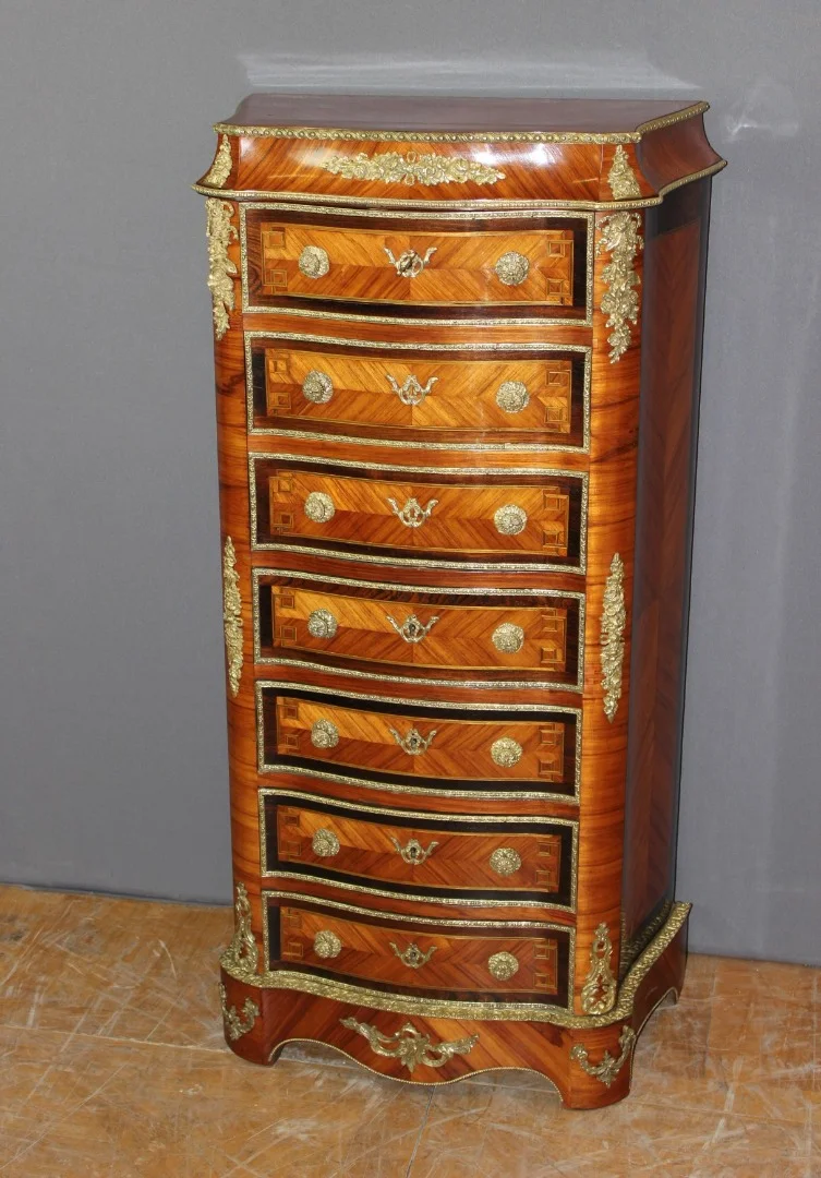 Secrétaire Napoléon III en marqueterie et bronze XIX
