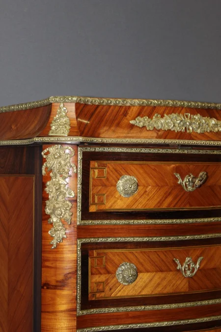 Secrétaire Napoléon III en marqueterie et bronze XIX