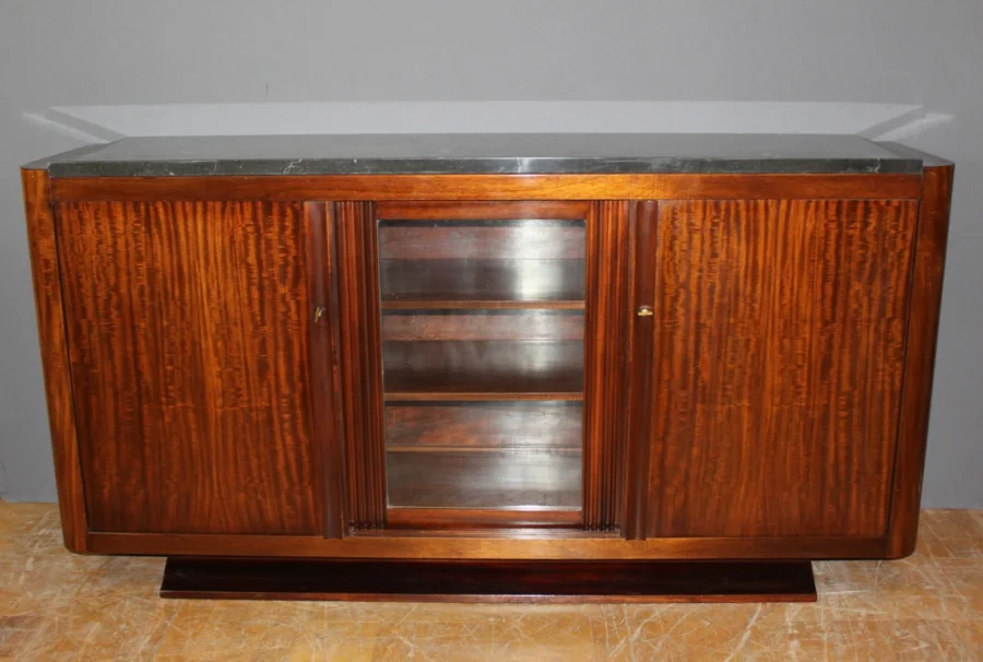 Enfilade d'époque Art Déco en acajou vers 1930
