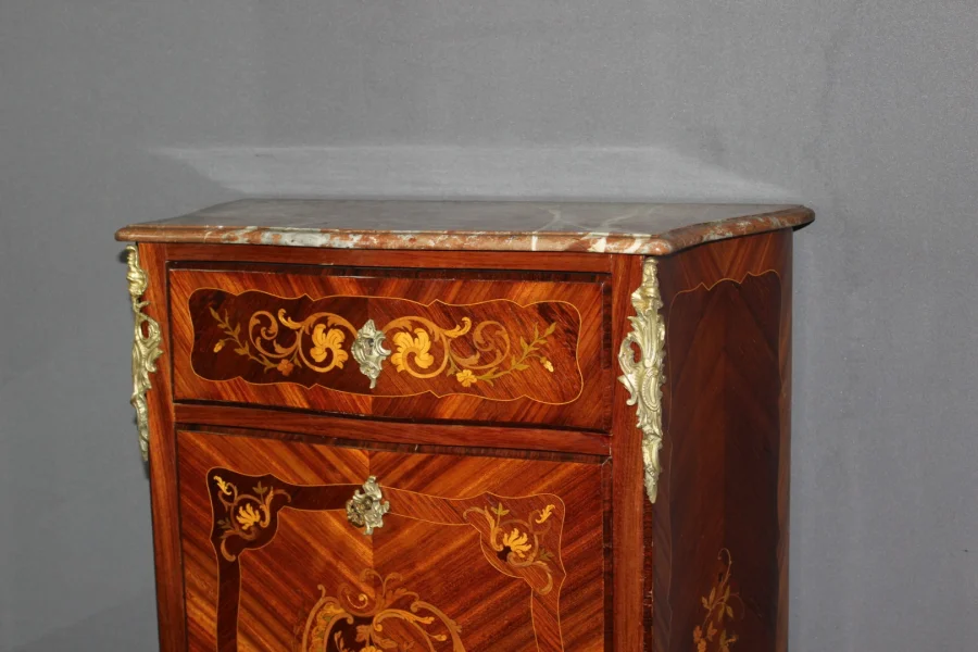 Secrétaire de style louis XV estampillé A. Monin fin XIX