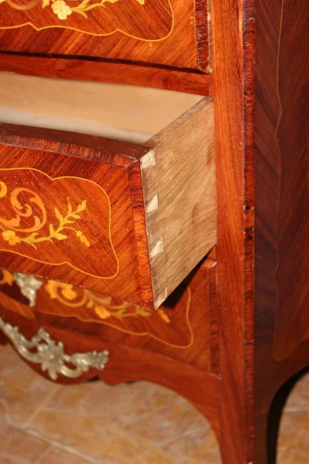 Secrétaire de style louis XV estampillé A. Monin fin XIX
