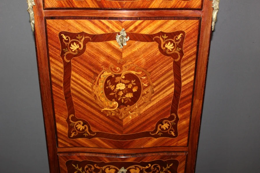 Secrétaire de style louis XV estampillé A. Monin fin XIX