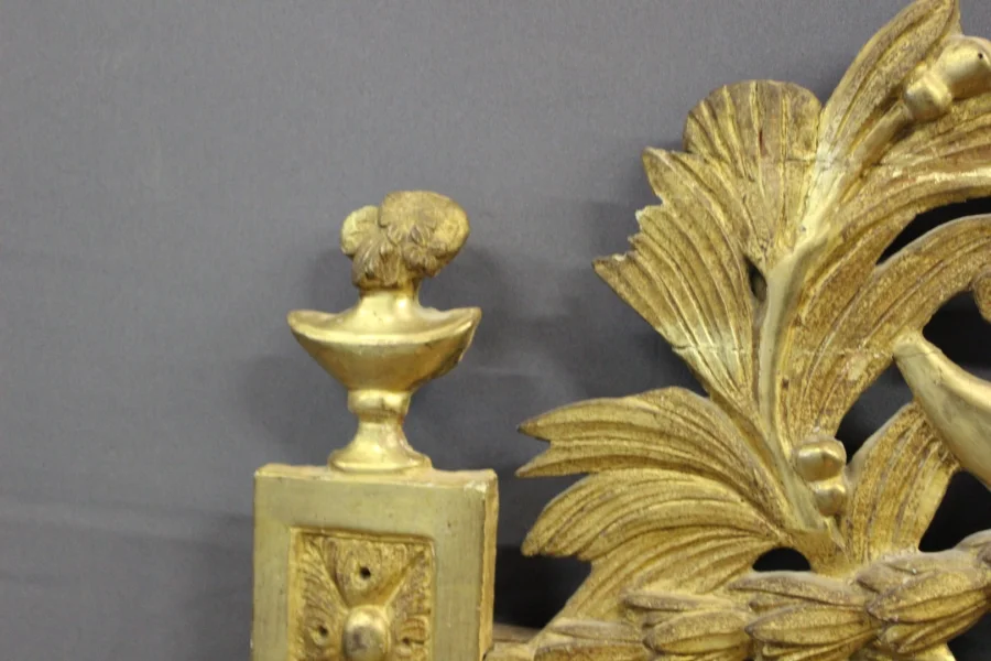 Miroir Louis XVI en bois doré XVIII