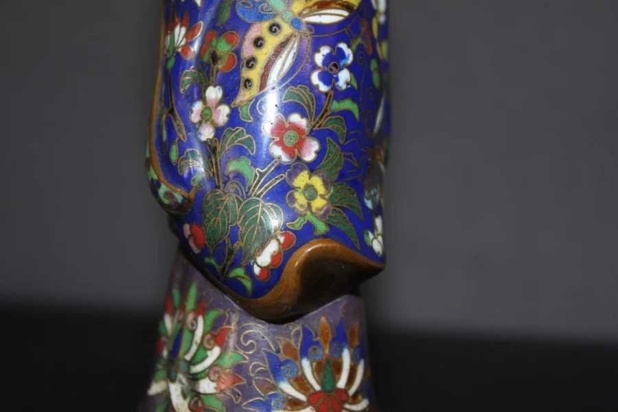 CHINESE CLOISONNE FIGURE