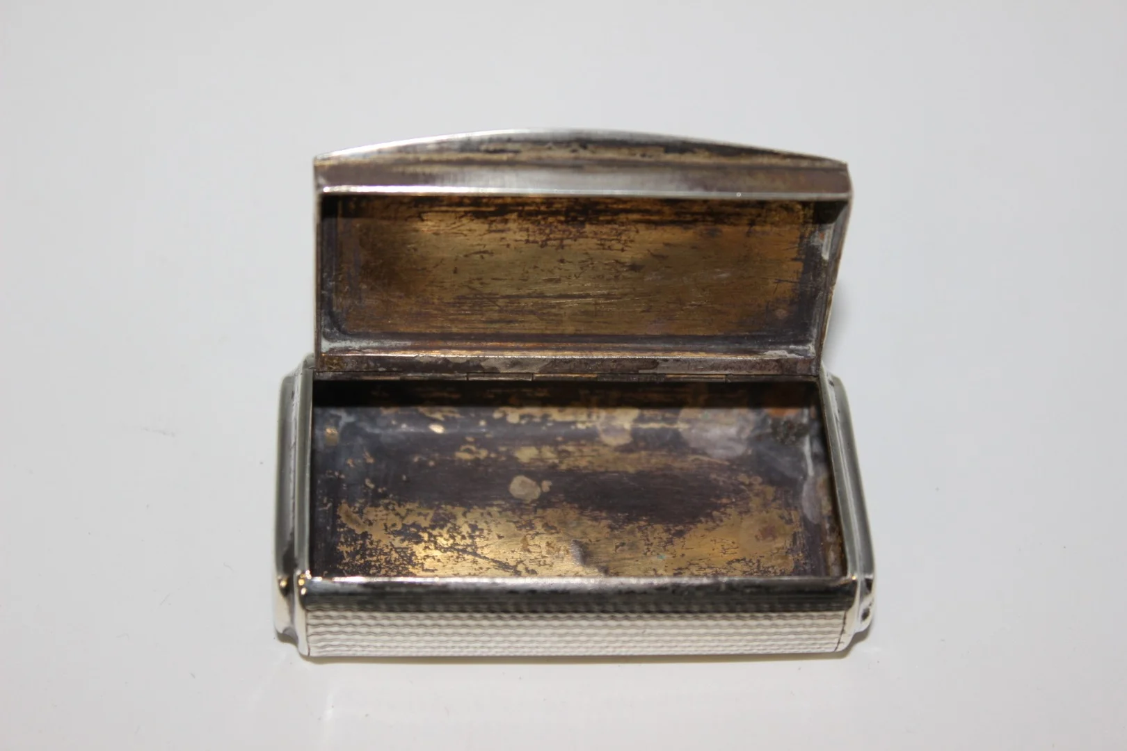 Tabatière en argent XIX