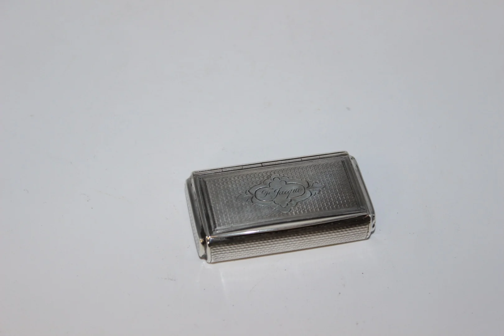 Tabatière en argent XIX