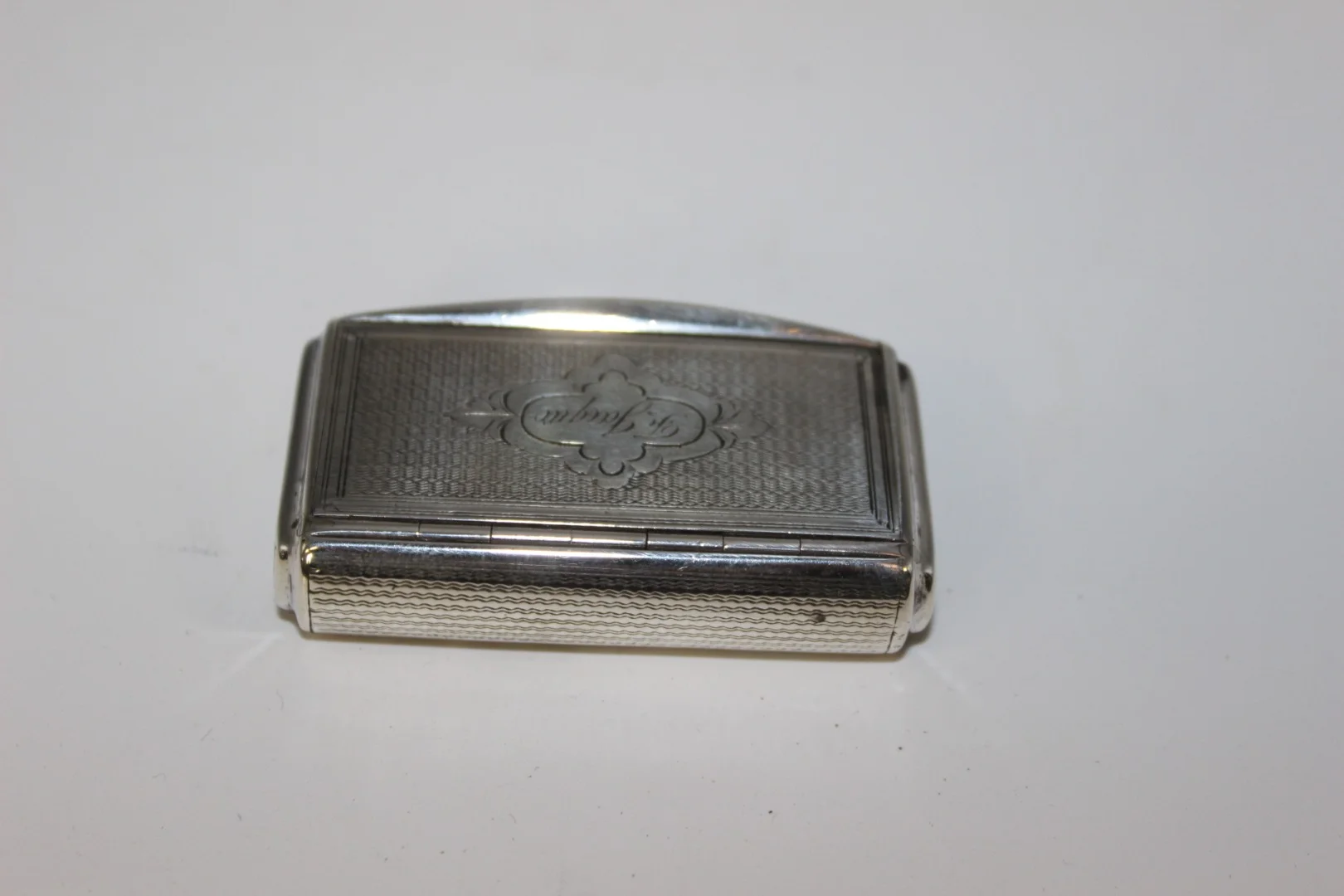 Tabatière en argent XIX