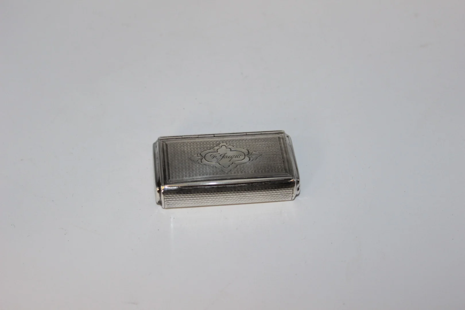 Tabatière en argent XIX