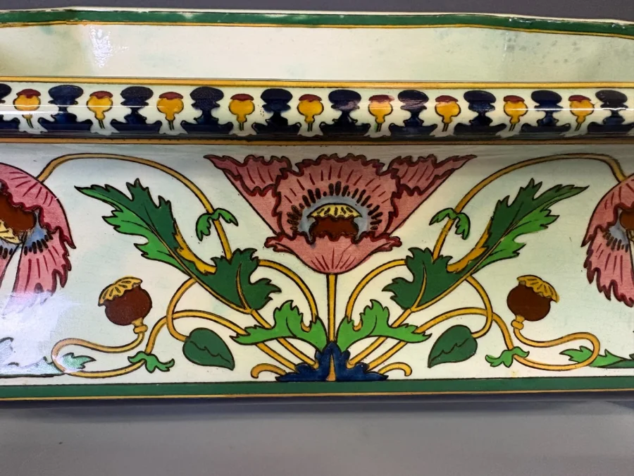Jardinière en faïence Fine de Sarreguemines fin XIX