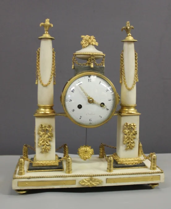 Pendule Portique d'époque Louis XVI marquée Collard