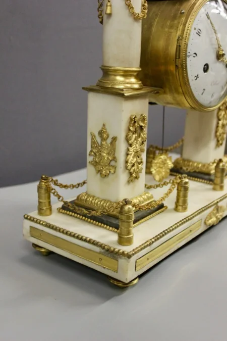 Pendule Portique d'époque Louis XVI marquée Collard