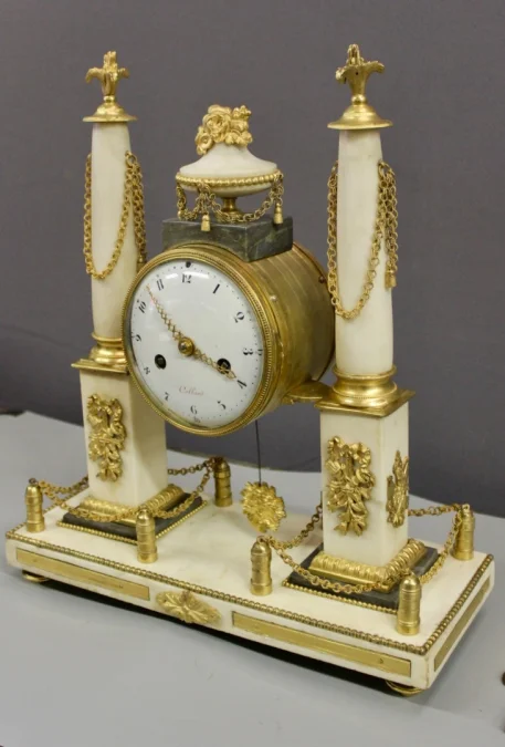 Pendule Portique d'époque Louis XVI marquée Collard