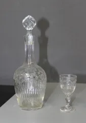 Cave à Liqueur Napoléon III aux  Grappes de Raisin Fin XIX