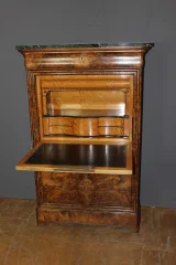 Secrétaire d'époque  Louis Philippe en Ronce de Noyer XIX