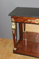 Console Retour d'Egypte  en acajou début XIXe