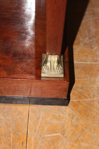 Console Retour d'Egypte  en acajou début XIXe