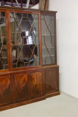 English Mahogany Bookcase Late 19th Century