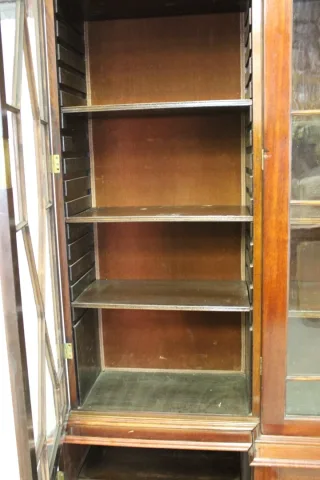 English Mahogany Bookcase Late 19th Century