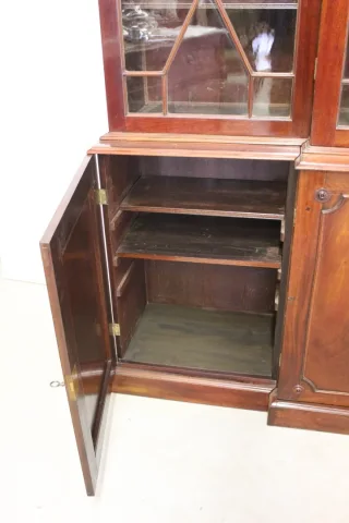 English Mahogany Bookcase Late 19th Century