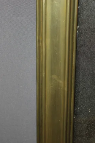 Brass Bistro Mirror And 19th Century Mercury Mirror