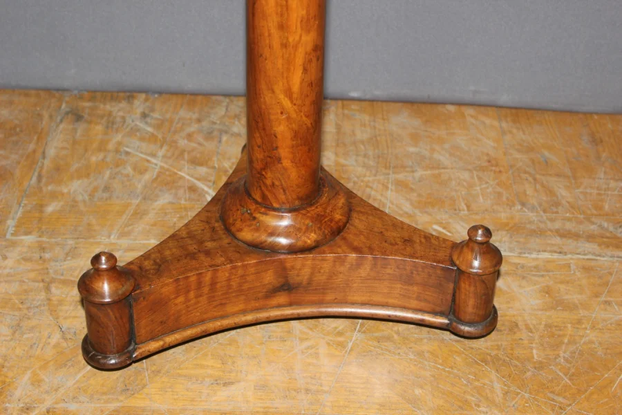Empire Pedestal Table In Walnut XIX