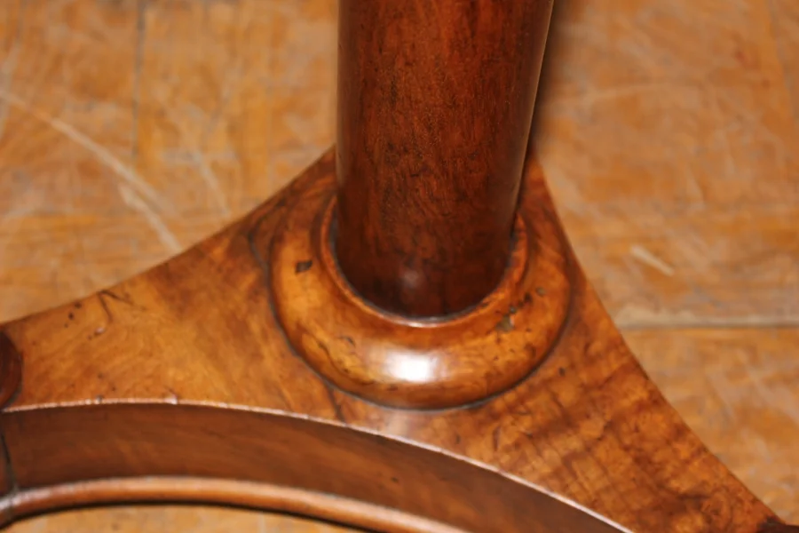 Empire Pedestal Table In Walnut XIX