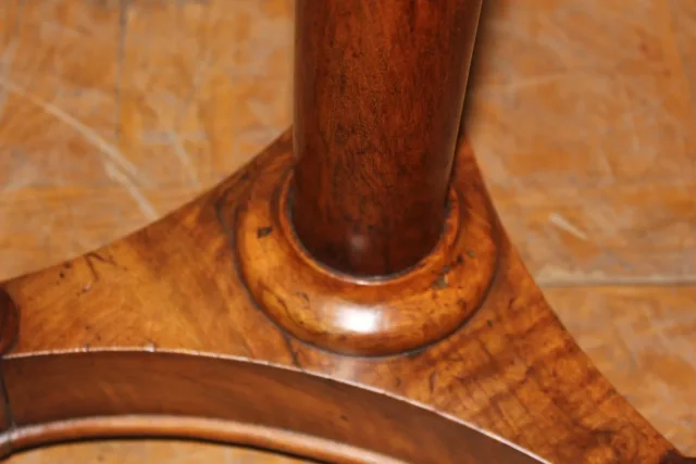 Empire Pedestal Table In Walnut XIX
