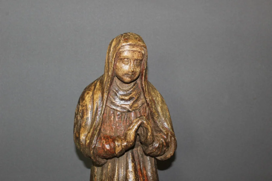 Carved Wood , Sainte Priant , Burgundy Late 18th Century