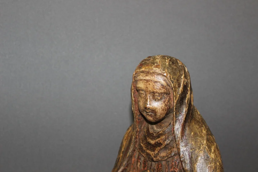 Carved Wood , Sainte Priant , Burgundy Late 18th Century